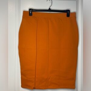 NWT Iris Pencil Skirt. Size 2X. Length 26”. Elastic Waist
